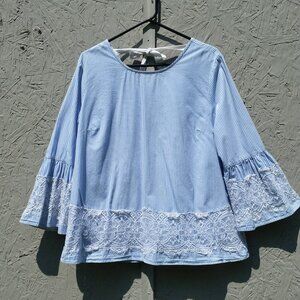 Crown & Ivy Peasant Blouse – XXL